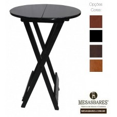 Bistrô Mesa Alta Dobrável para Bar de Madeira - Cod: 95 